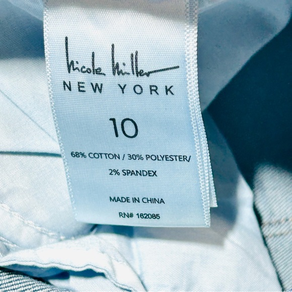 Nicole Miller jeans Heritage SoHo High Rise Ankle Slim stretch New women size 10 - Picture 5 of 16